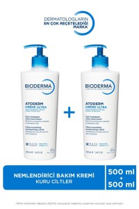 Atoderm Cream Ultra Normal Ve Kuru Ciltler Için Nemlendirici Yüz, Vücut Bakım Kremi 2x500 ml